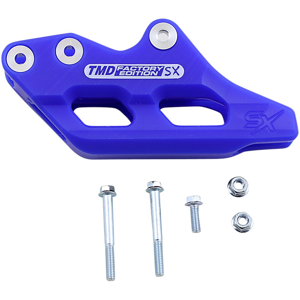 T.M. DESIGNWORKS Chain Guide - Blue - Yamaha YZCG-SX5-BU