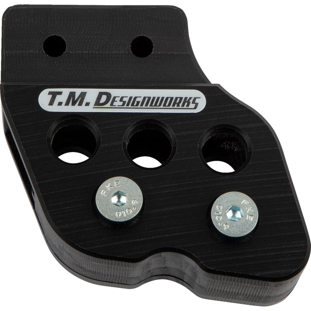 T.M. DESIGNWORKS Chain Guide - Black - Honda/Yamaha/Kawasaki/Suzuki RCG-007-BK