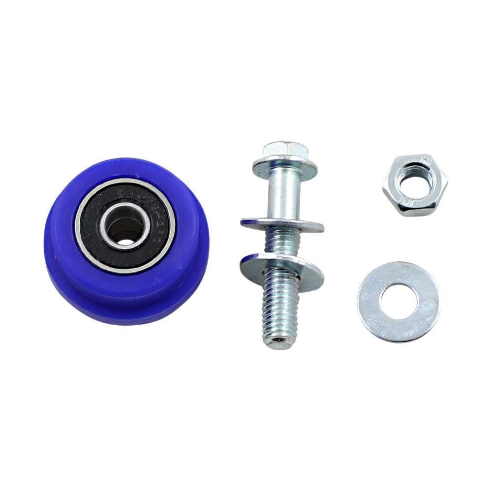 T.M. DESIGNWORKS Chain Roller - Blue - Honda/Suzuki/TM/Yamaha PLR-212-BU
