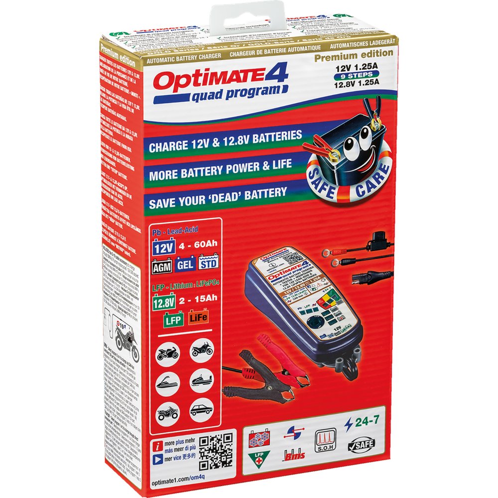 TECMATE Optimate 4 - Quad - Premium Edition TM631PR