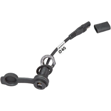 TECMATE Weatherproof SAE Thin Panel Mount Socket O-40 - Short O-40S