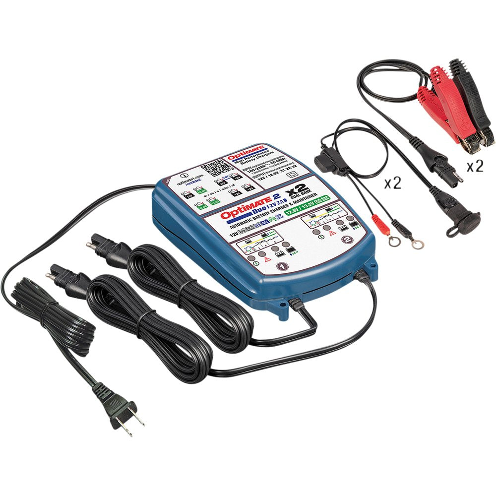 TECMATE Battery Charger/Maintainer - 2-Bank TM-571