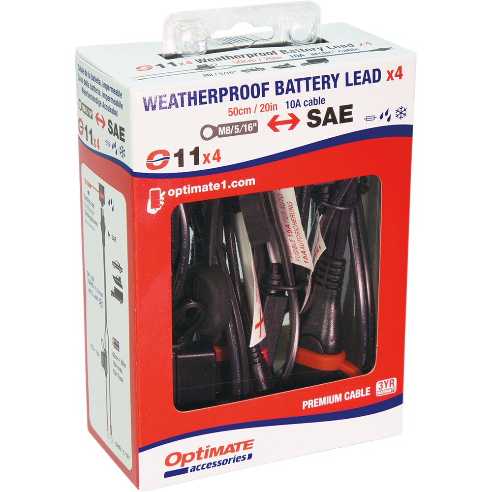 TECMATE Battery Lead - 5/16" - 4 Pack O-11X4