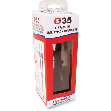 TECMATE Y-splitter - SAE to DC 2.5 mm O-35