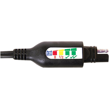 TECMATE Permanent Power Lead with Battery/Charge Status - 20" O-124