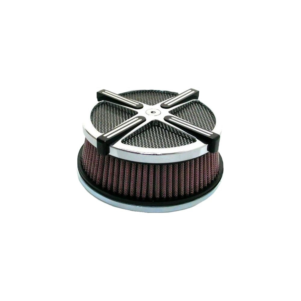 X Force Air Cleaner Kit Chrome/Black