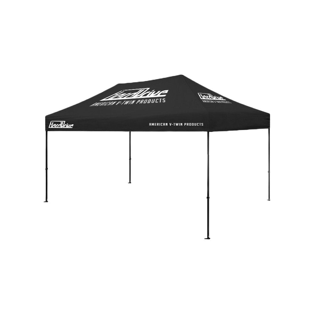 Harddrive Canopy 10x20 Tent Black W/ White Logo