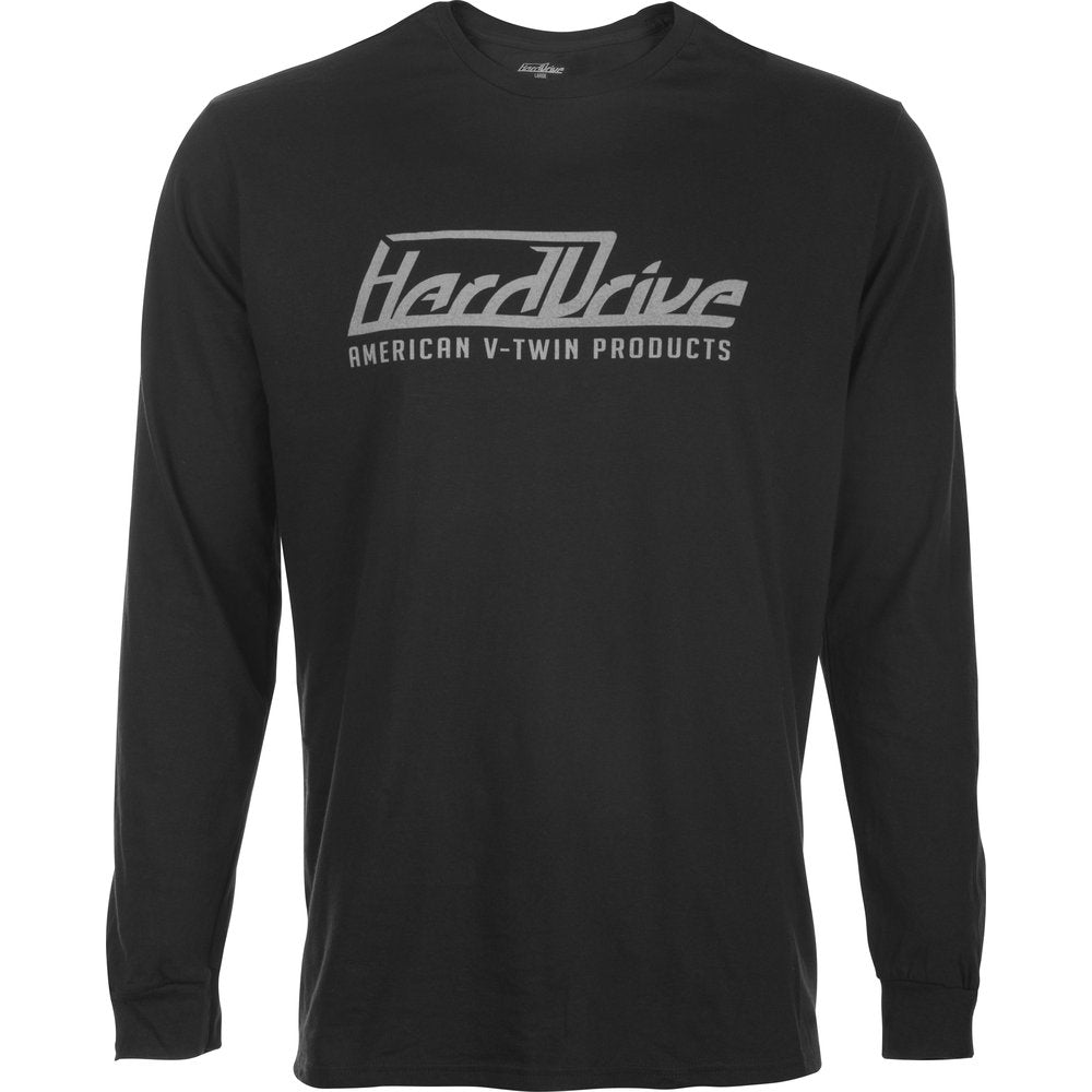 Harddrive Long Sleeve Tee Black/Grey Md