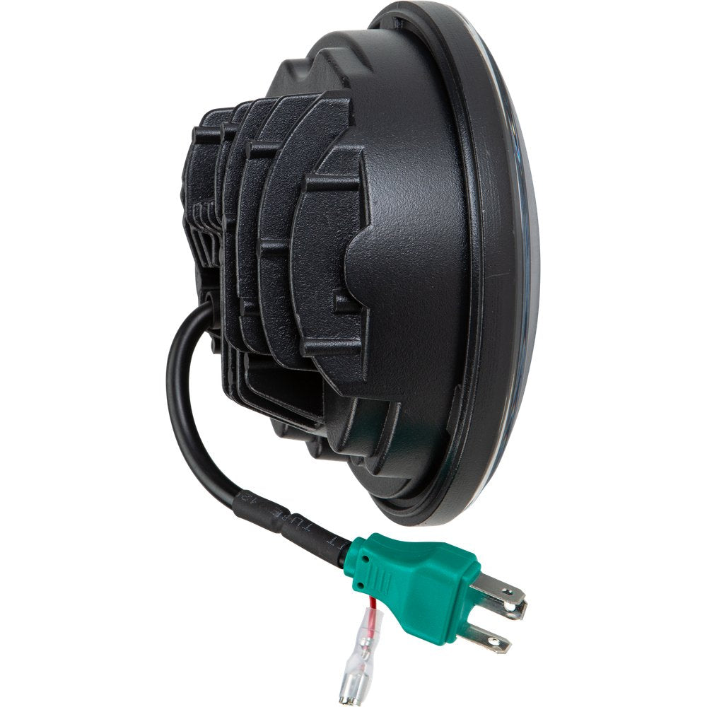 Led Headlight 5.75" 80w Black 4000/2200 Lumens