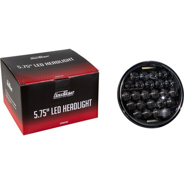 Led Headlight 5.75" 75w Black 3500/2000 Lumens