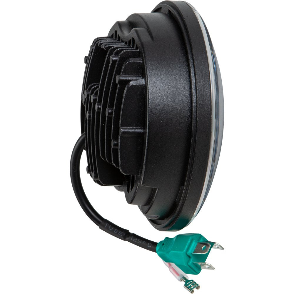 Led Headlight 5.75" 75w Black 3500/2000 Lumens