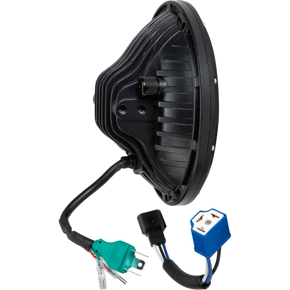 Led Headlight 7" 105w Black 5500/3000 Lumens