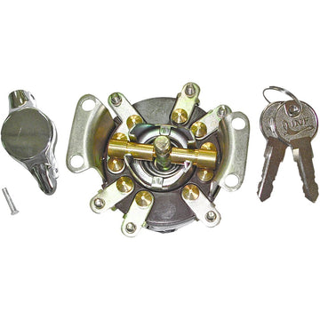 6 Pole Ignition Switch 84 95 W/Fat Bob Style Dash