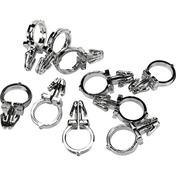 10/Pk H Bar Wiring Retainers 1/2" Hole Oe#70345 84