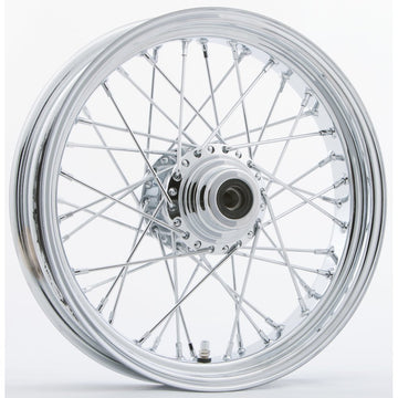 Fr 40 Spk Sd Chrome 16x3.5 Flst Hub 3/4" Axl Pre 99