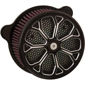 Air Cleaner Revolver Black Twin Cam & Evo