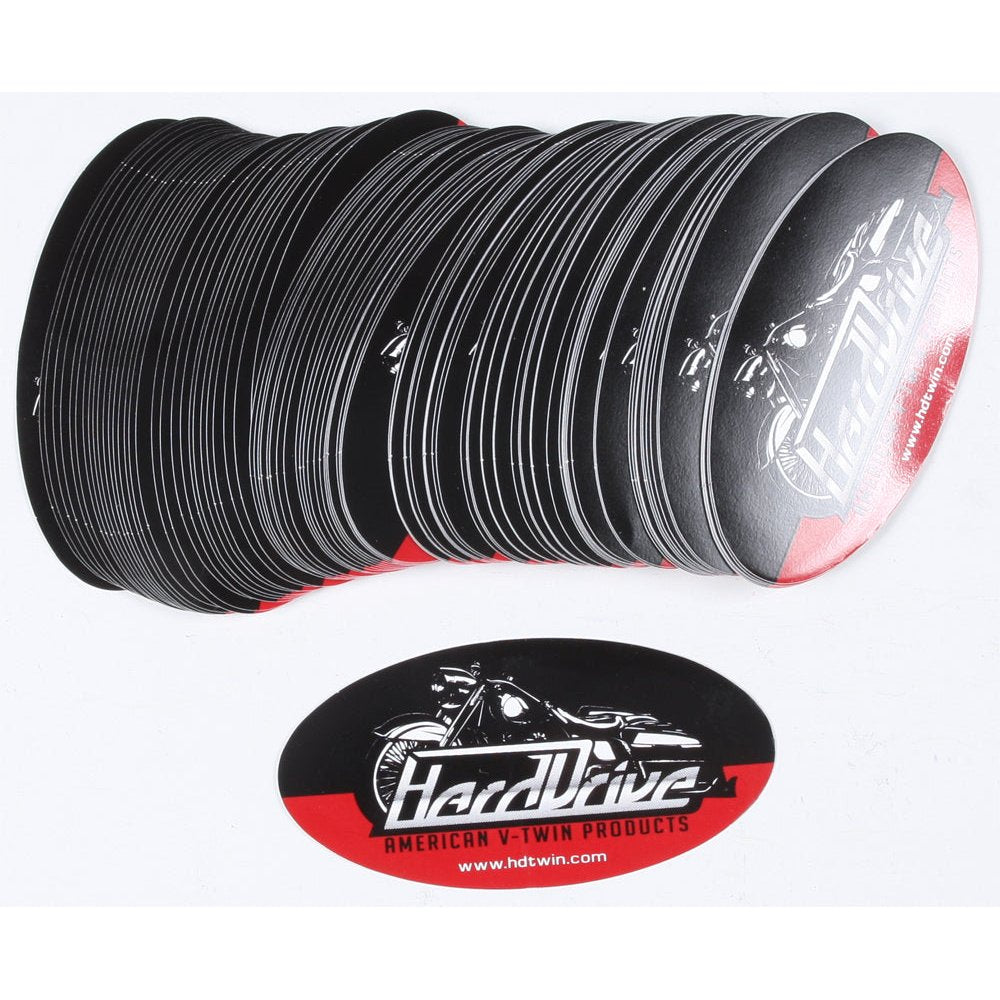 100/Pack Harddrive Oval 4"