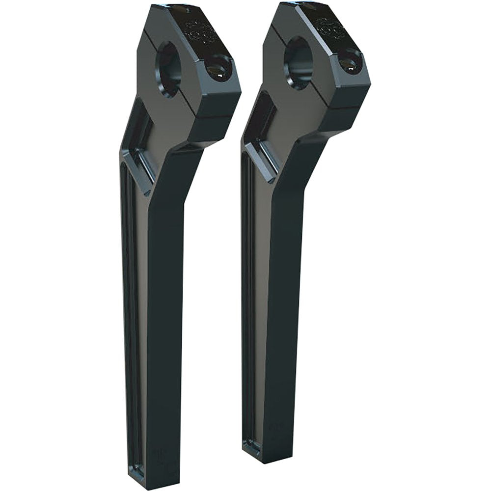 TODD'S CYCLE Risers - Pullback - 1-1/8" Clamping - 10" Rise - Black TD-R22-10B