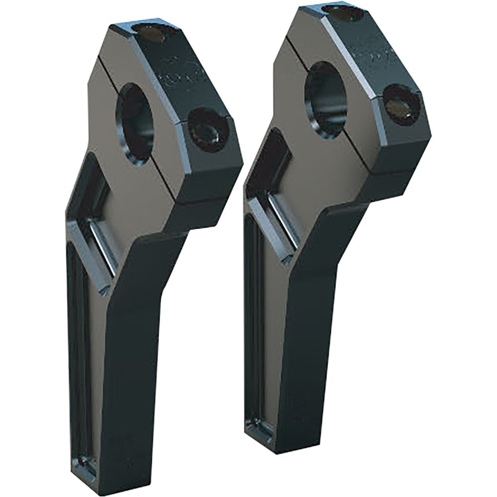 TODD'S CYCLE Risers - Pullback - 1-1/8" Clamping - 6" Rise - Black TD-R22-06B