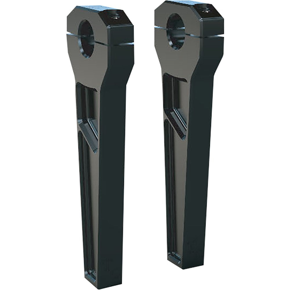 TODD'S CYCLE Risers - 1-1/8" Clamping - 8" Rise - Black TD-R21-08B