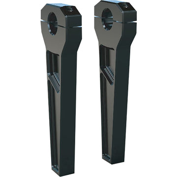 TODD'S CYCLE Risers - 1-1/8" Clamping - 8" Rise - Black TD-R21-08B