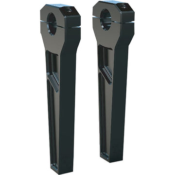 TODD'S CYCLE Risers - 1" Clamping - 8" Rise - Black TD-R11-08B