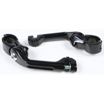 Adj Highway Peg Mnt Kit Long Black