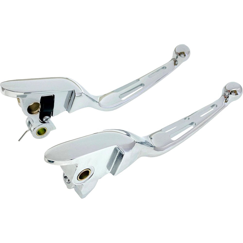 3 Slot Lever Set Chrome Flt `21 22 Cbl Clutch