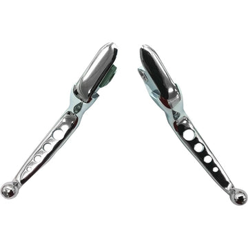 4 Hole Lever Set Chrome Softail 15 17 Cable