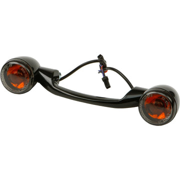 Turnsignal Light Bar Black W/Smoke Lenses