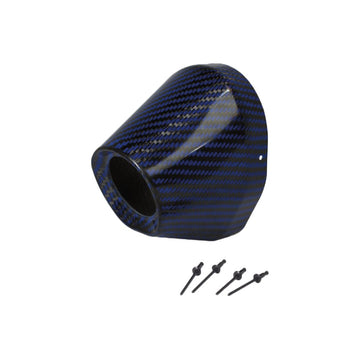 Carbon End Cap Blue 1 3/4" I.D.