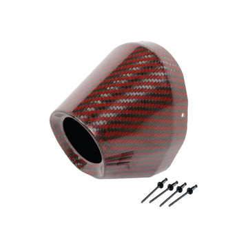 Carbon End Cap Red 1 3/4" I.D.