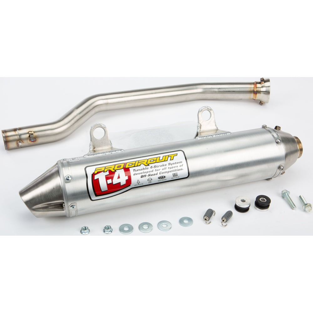 T 4 Exhaust System W/Spark Arrestor