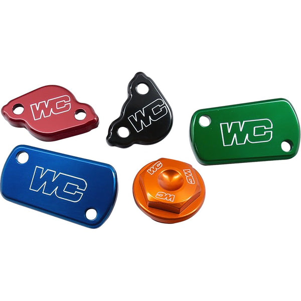 WORKS CONNECTION Rear Brake Cap - Green - Kawasaki 21-718