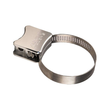 Hose Clamp Cage Mount Silver