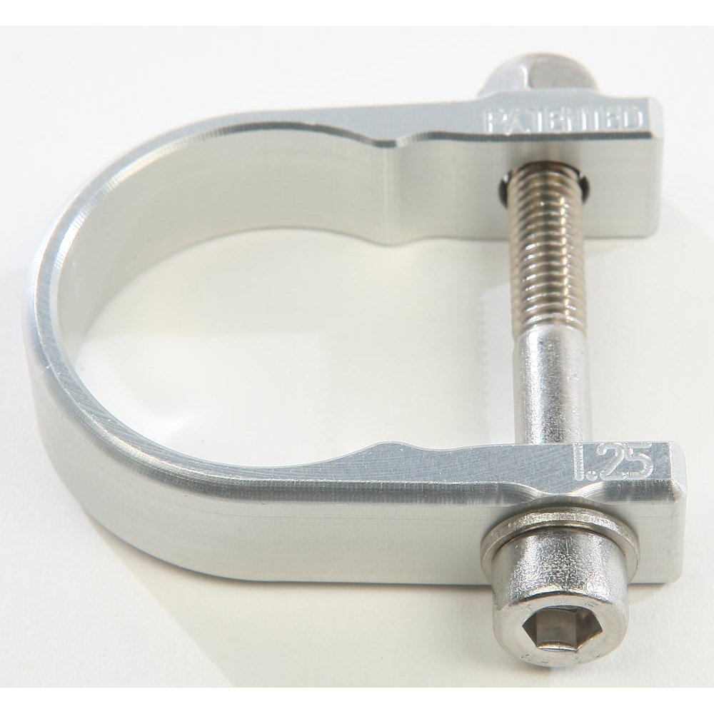 1.25" Strap Clamp Silver