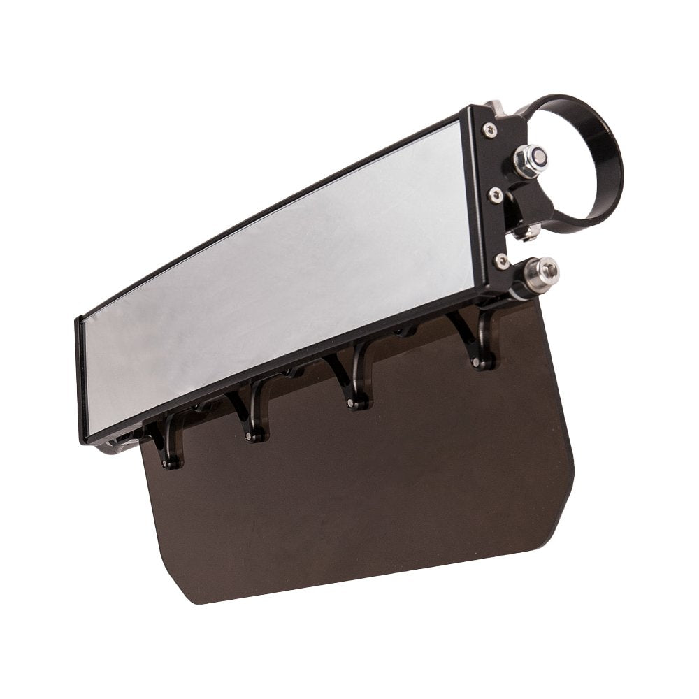 12" Pano Rearview Mirror Black W/Tinted Sun Visor