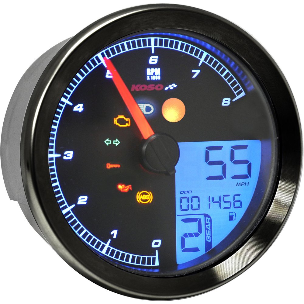 Koso Tnt B Gauge Black Yam Bolt