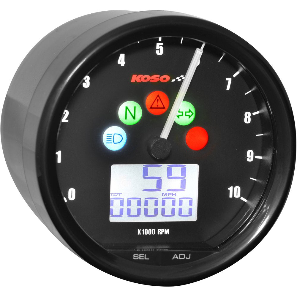Tnt 02 Speedometer Tachometer Combo Black