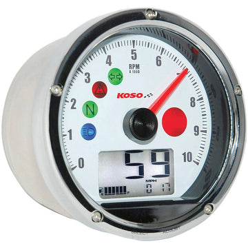 Tnt 01 Multifunction Speedometer White