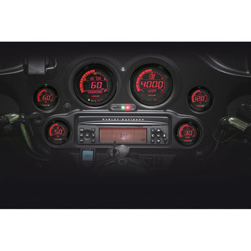 Hd 02 Series Gauge Kit Black Bezel Oil Temp