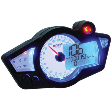 Gp Style Multi Function Gauge Rx 1n White Panel