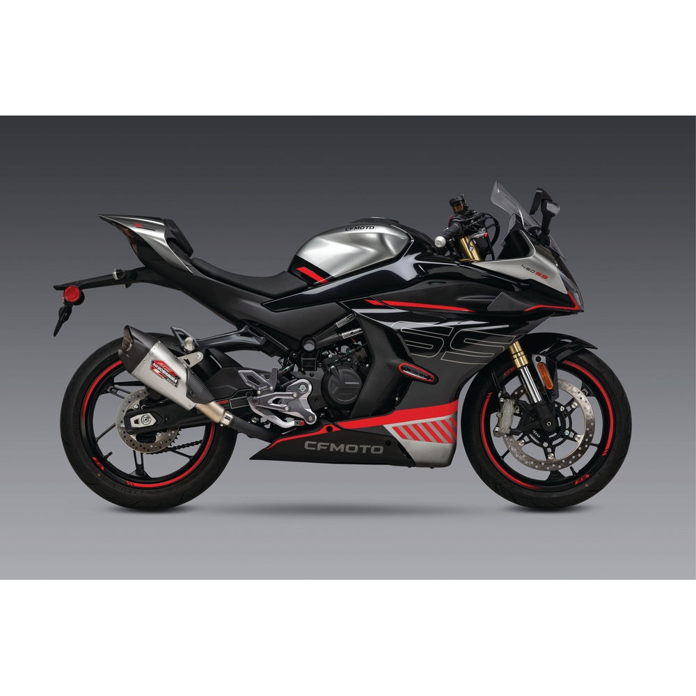 Exhaust Street At2 Slip On Ss/Ss/Cf