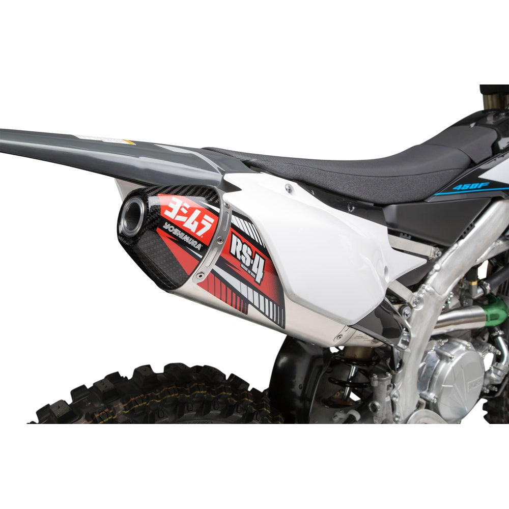 Rs 4 Header/Canister/End Cap Exhaust Slip On Ss Al Cf