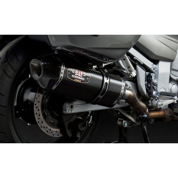 Yoshimura Exhaust Signature R 77 Slip-On Stainless Carbon Fiber Carbon Fiber Dual