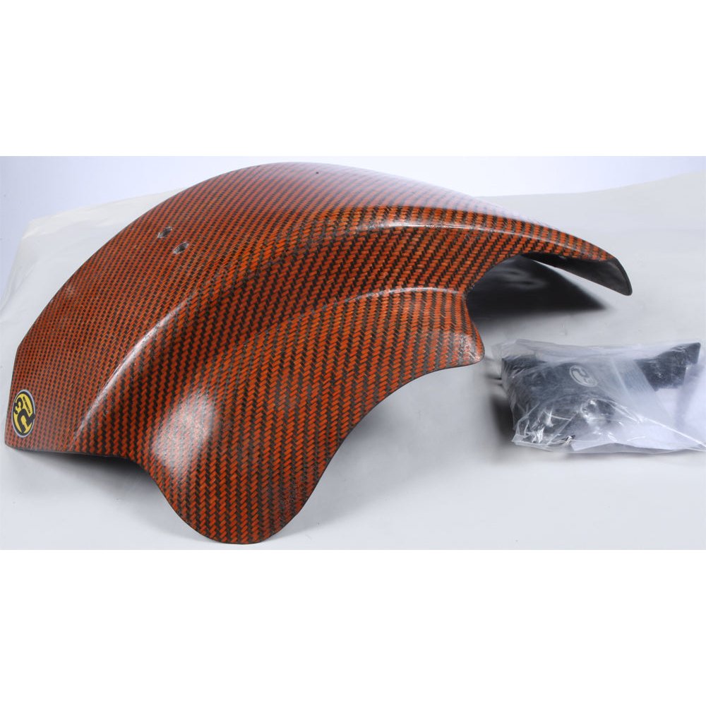 Skid Plate Carbon Fiber Orange