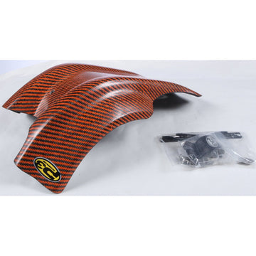 Skid Plate Carbon Fiber Orange