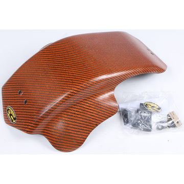 Skid Plate Carbon Fiber Orange