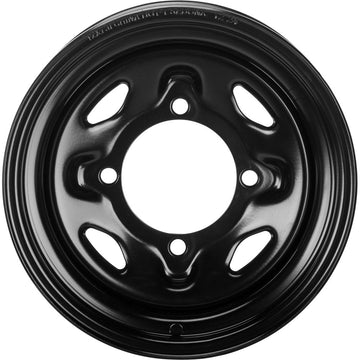 Sedona Steel 12x7 4/137 4+3 Blk Front