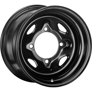 Sedona Steel 12x7 4/137 4+3 Blk Front